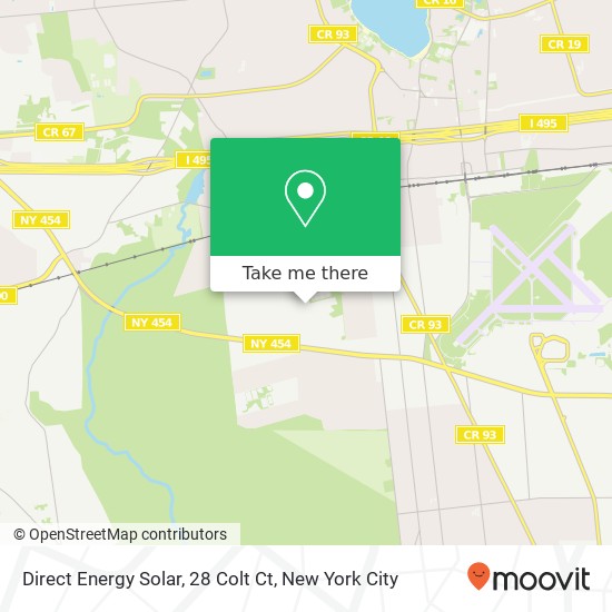 Mapa de Direct Energy Solar, 28 Colt Ct