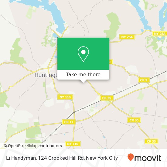 Li Handyman, 124 Crooked Hill Rd map