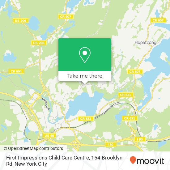 Mapa de First Impressions Child Care Centre, 154 Brooklyn Rd