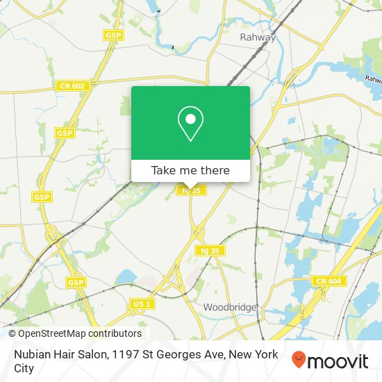 Nubian Hair Salon, 1197 St Georges Ave map