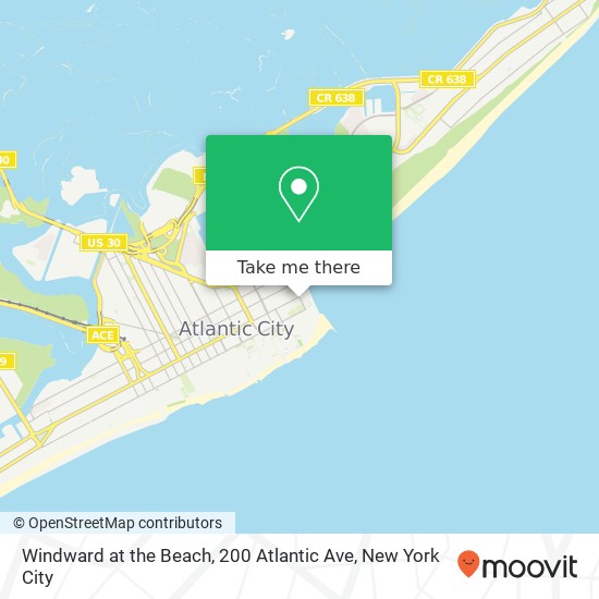 Mapa de Windward at the Beach, 200 Atlantic Ave