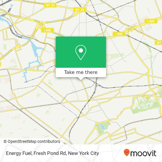 Energy Fuel, Fresh Pond Rd map