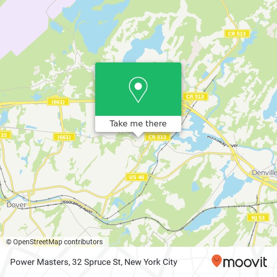 Mapa de Power Masters, 32 Spruce St