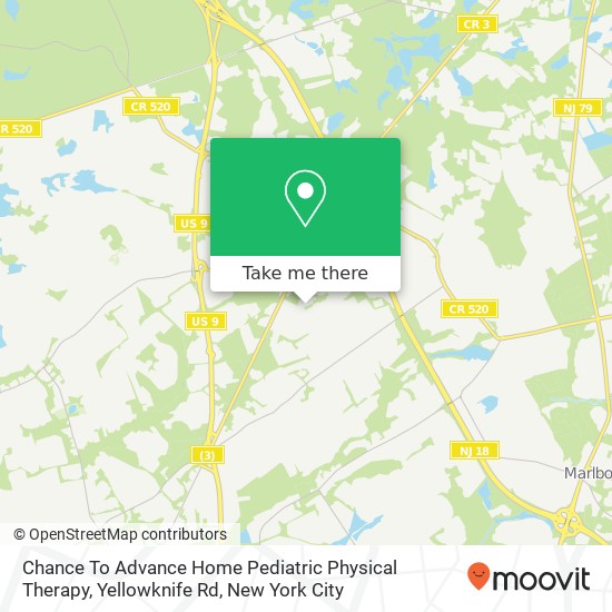 Chance To Advance Home Pediatric Physical Therapy, Yellowknife Rd map