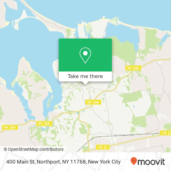 Mapa de 400 Main St, Northport, NY 11768