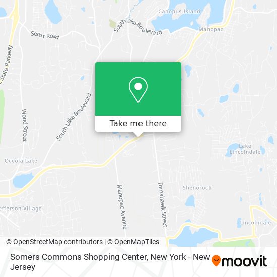 Somers Commons Shopping Center map