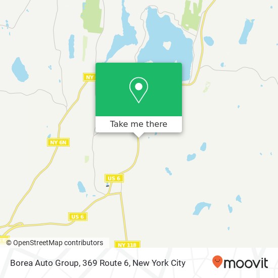 Mapa de Borea Auto Group, 369 Route 6