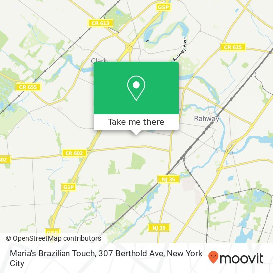 Mapa de Maria's Brazilian Touch, 307 Berthold Ave