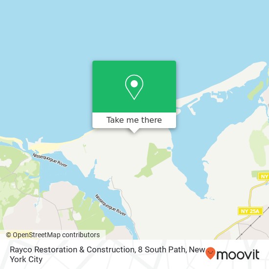 Mapa de Rayco Restoration & Construction, 8 South Path