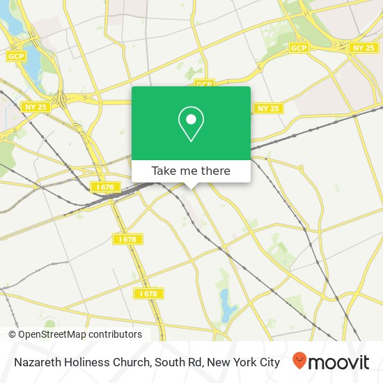 Mapa de Nazareth Holiness Church, South Rd