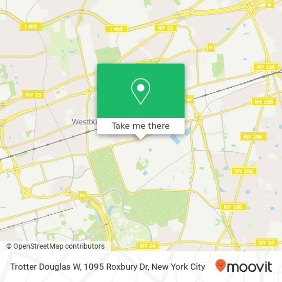 Mapa de Trotter Douglas W, 1095 Roxbury Dr