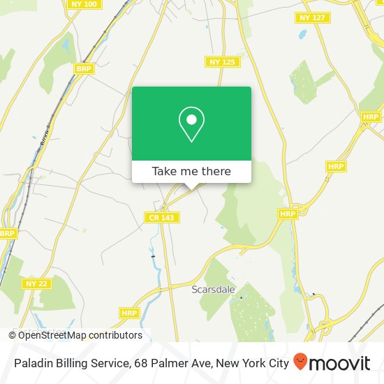 Mapa de Paladin Billing Service, 68 Palmer Ave