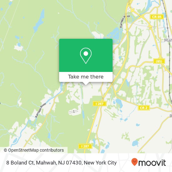 8 Boland Ct, Mahwah, NJ 07430 map