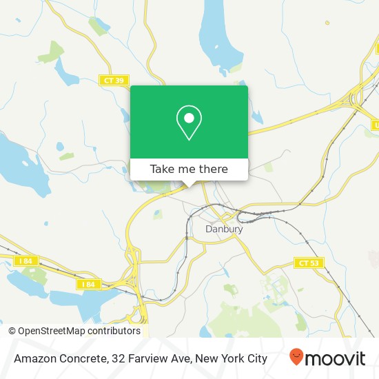 Amazon Concrete, 32 Farview Ave map