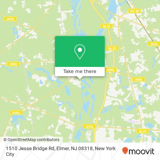 1510 Jesse Bridge Rd, Elmer, NJ 08318 map