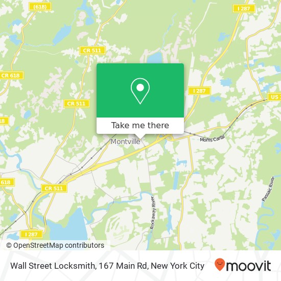 Wall Street Locksmith, 167 Main Rd map