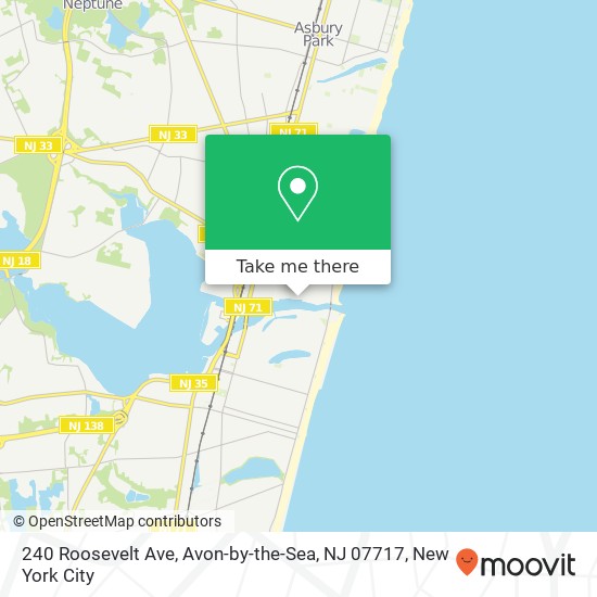240 Roosevelt Ave, Avon-by-the-Sea, NJ 07717 map