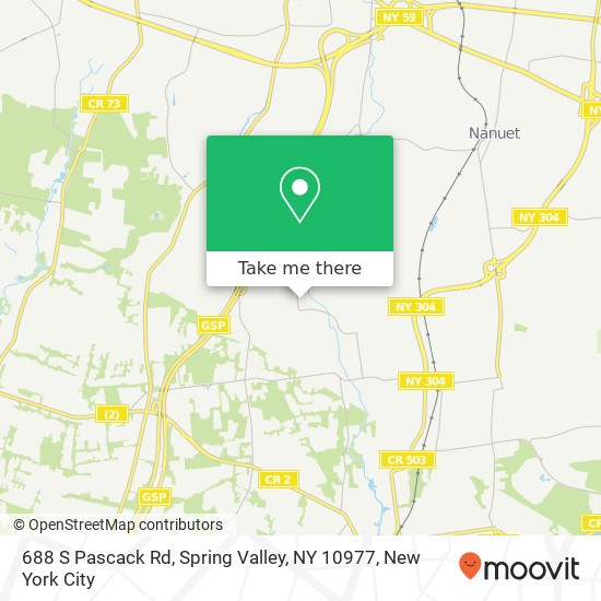 688 S Pascack Rd, Spring Valley, NY 10977 map