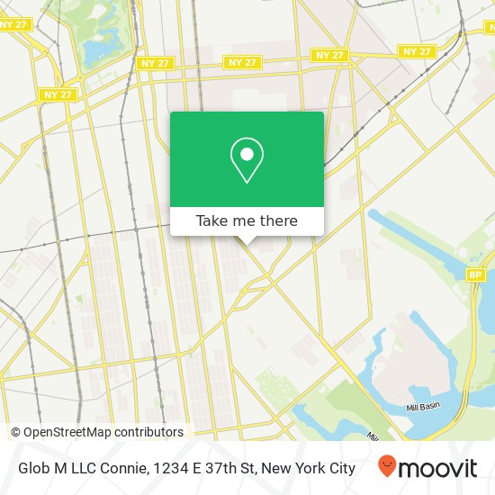 Glob M LLC Connie, 1234 E 37th St map