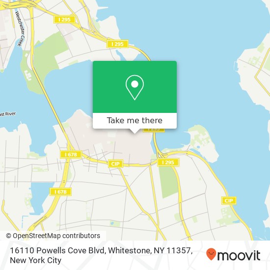 16110 Powells Cove Blvd, Whitestone, NY 11357 map