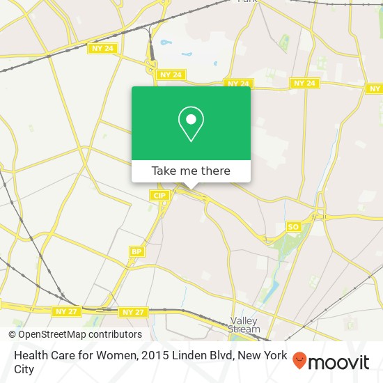 Health Care for Women, 2015 Linden Blvd map