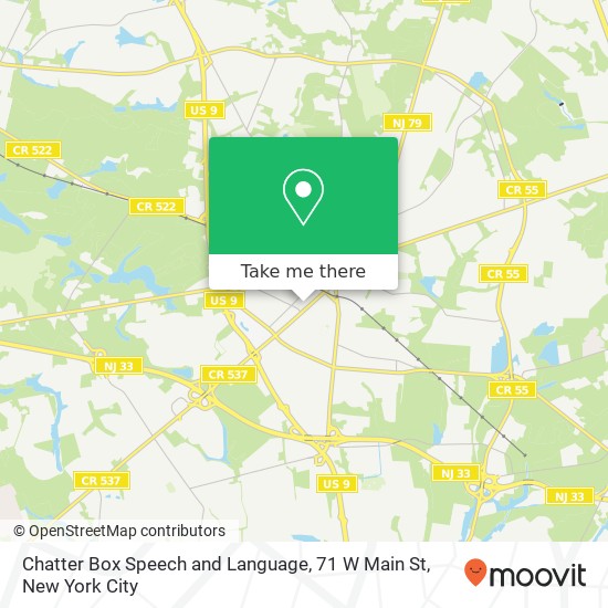 Chatter Box Speech and Language, 71 W Main St map
