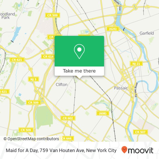 Maid for A Day, 759 Van Houten Ave map