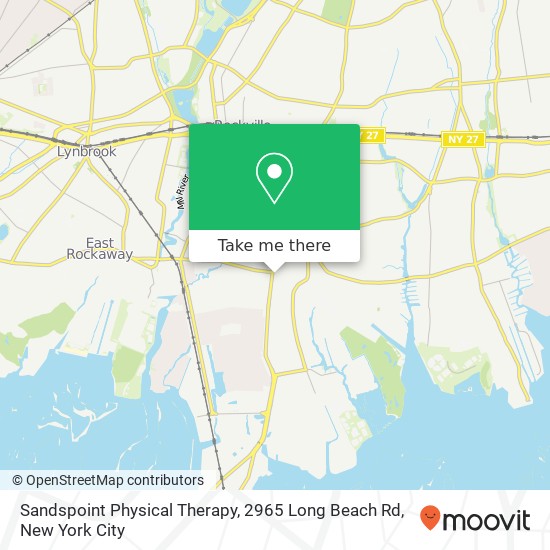 Sandspoint Physical Therapy, 2965 Long Beach Rd map