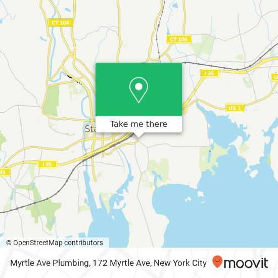 Mapa de Myrtle Ave Plumbing, 172 Myrtle Ave