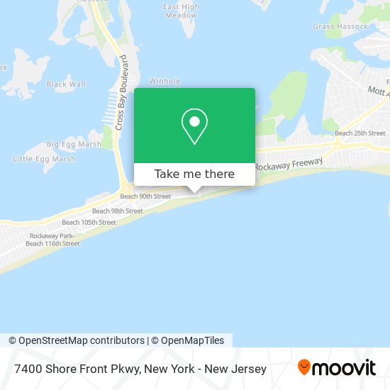 Mapa de 7400 Shore Front Pkwy