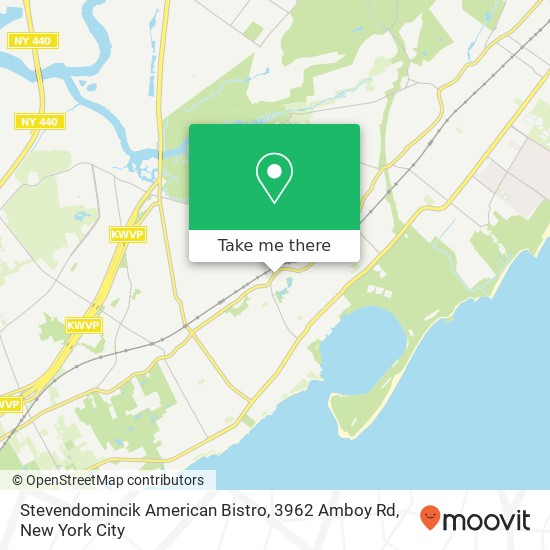 Stevendomincik American Bistro, 3962 Amboy Rd map