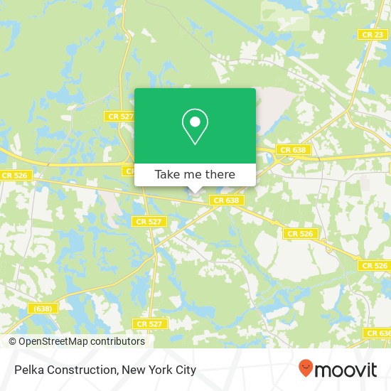 Pelka Construction map