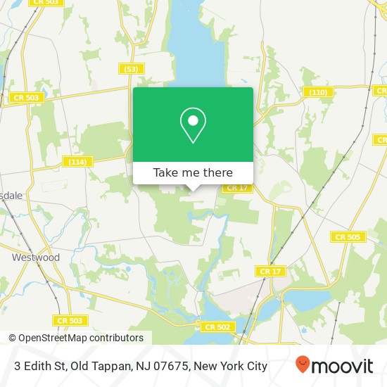3 Edith St, Old Tappan, NJ 07675 map