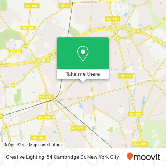 Mapa de Creative Lighting, 54 Cambridge Dr