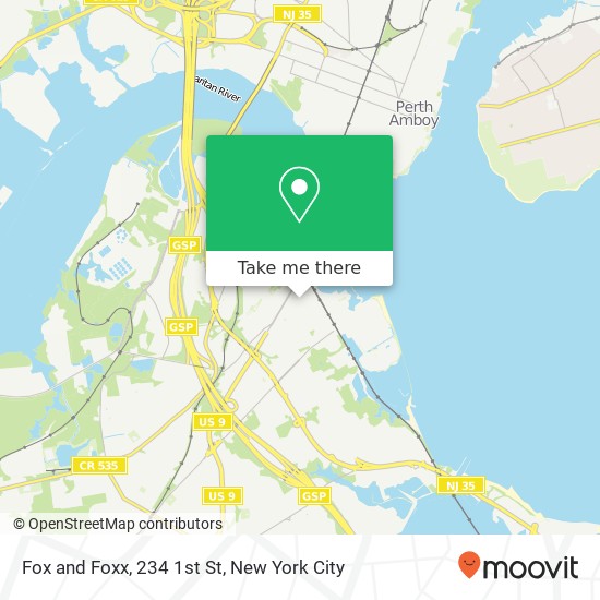 Fox and Foxx, 234 1st St map