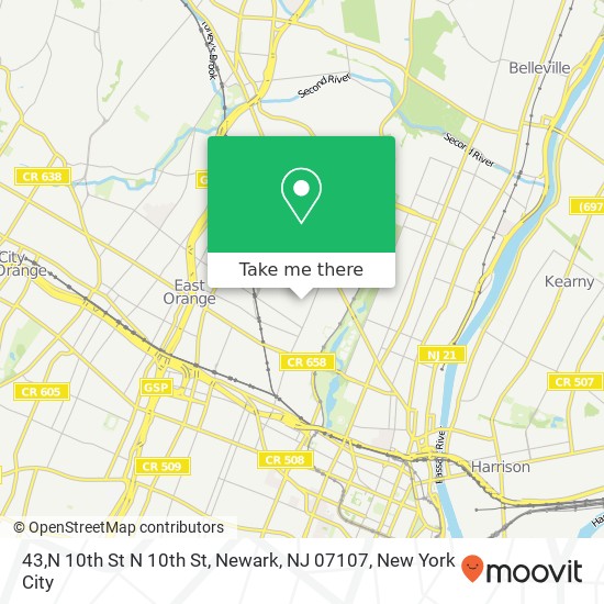 43,N 10th St N 10th St, Newark, NJ 07107 map