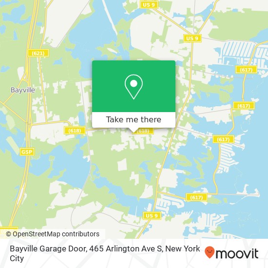 Mapa de Bayville Garage Door, 465 Arlington Ave S