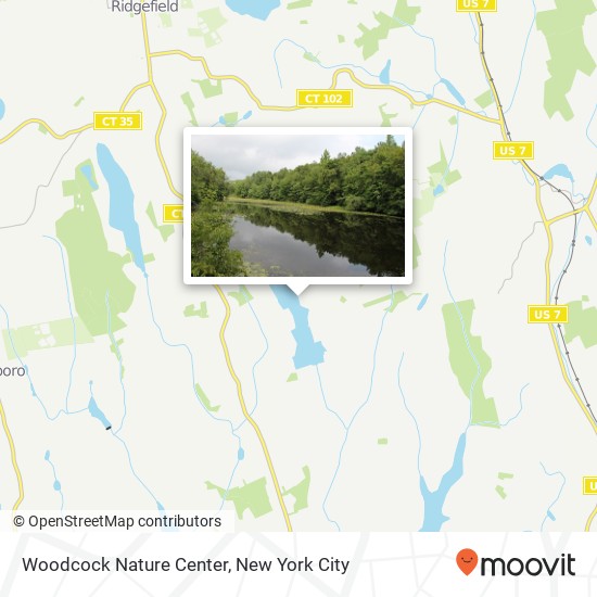 Woodcock Nature Center map