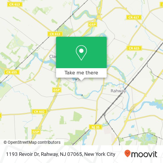 1193 Revoir Dr, Rahway, NJ 07065 map