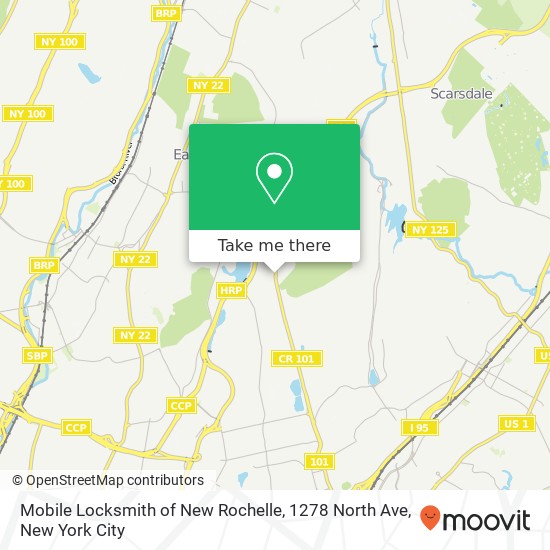 Mapa de Mobile Locksmith of New Rochelle, 1278 North Ave