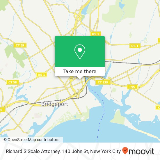 Mapa de Richard S Scalo Attorney, 140 John St