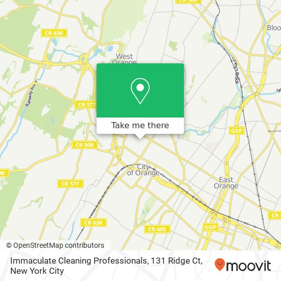 Immaculate Cleaning Professionals, 131 Ridge Ct map