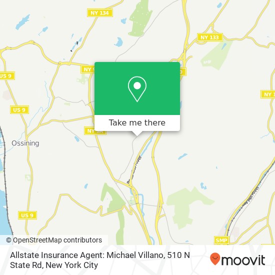 Mapa de Allstate Insurance Agent: Michael Villano, 510 N State Rd