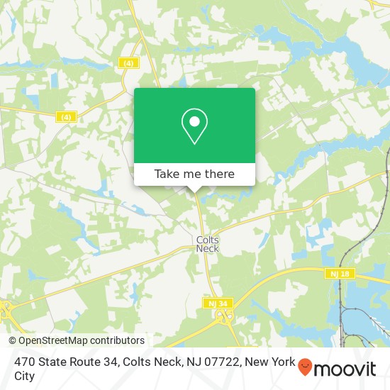 470 State Route 34, Colts Neck, NJ 07722 map