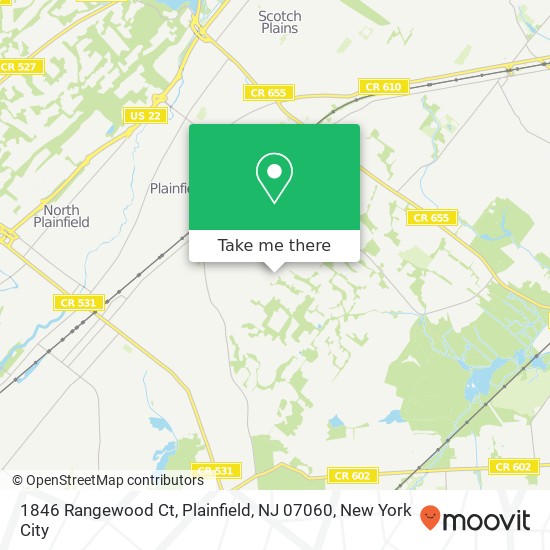 1846 Rangewood Ct, Plainfield, NJ 07060 map