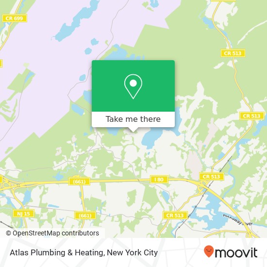 Atlas Plumbing & Heating map