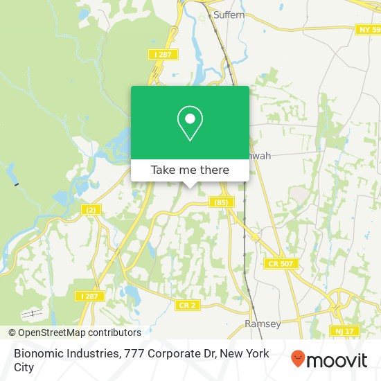 Bionomic Industries, 777 Corporate Dr map