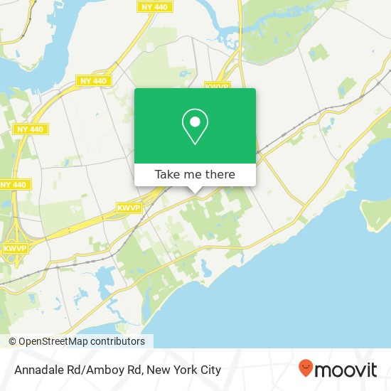 Annadale Rd/Amboy Rd map