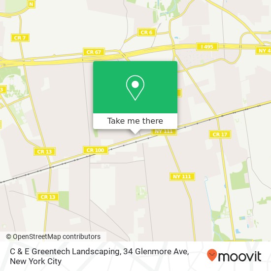 Mapa de C & E Greentech Landscaping, 34 Glenmore Ave