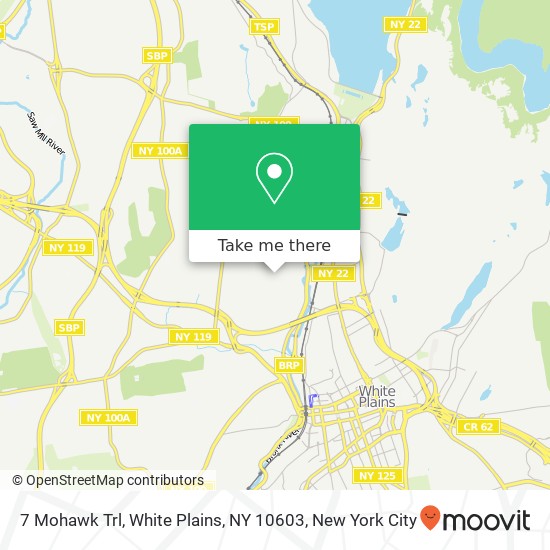 7 Mohawk Trl, White Plains, NY 10603 map